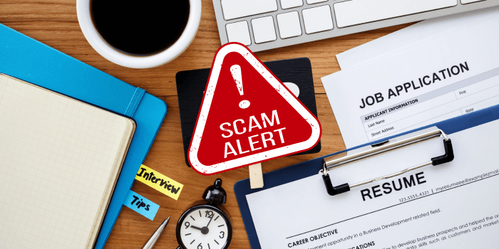 online job scam alert